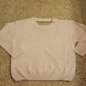 Shein oversized open back sweater sz S NWOT
